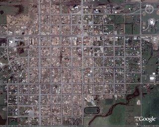 Greensburg May 2007 Satellite Image
